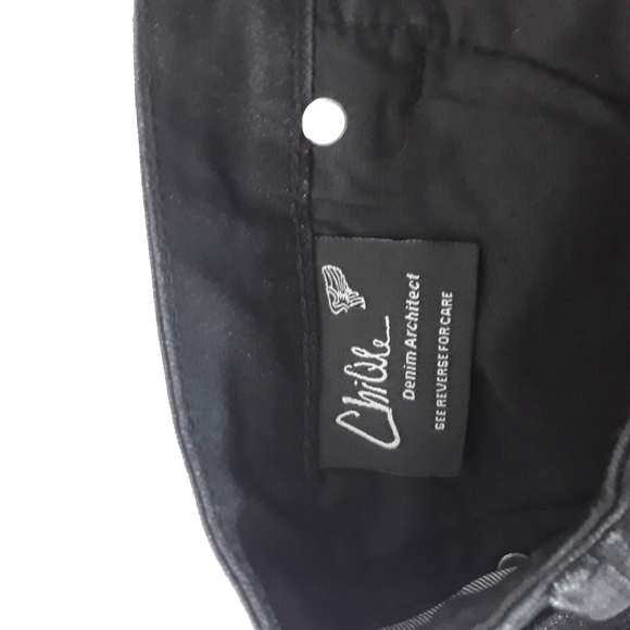 Rare Chiqle denim Architect Aztec design shorts size large - Picture 7 of 8